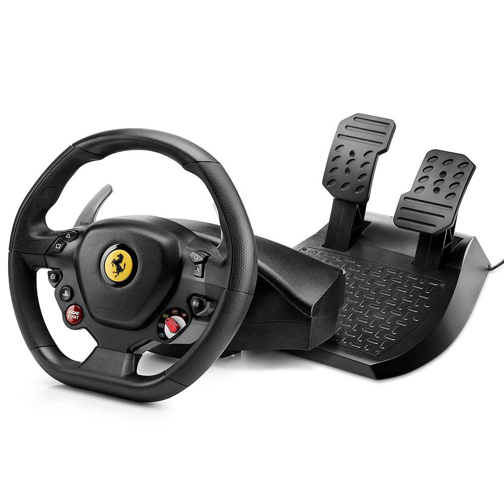 T80 RW FERRARI 488 GTB - Volant et 2 Pédales pour PS5, PS4, PC