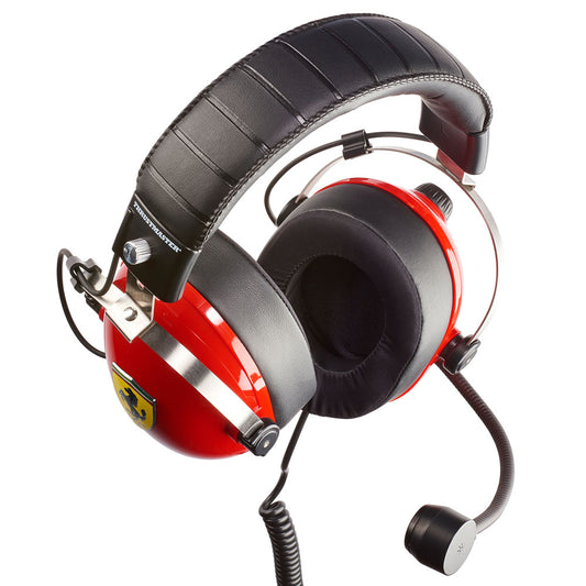 T.Racing Scuderia Ferrari Edition DTS - Casque gaming Ferrari pour PS4, XboxOne, PC et Switch